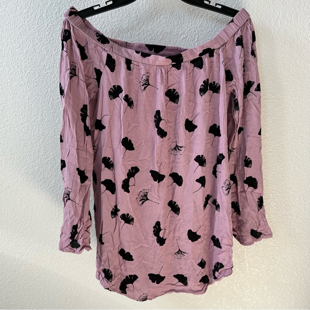 💗BP Floral Print Off the Shoulder Top